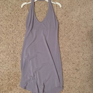 Halter top lavender dress